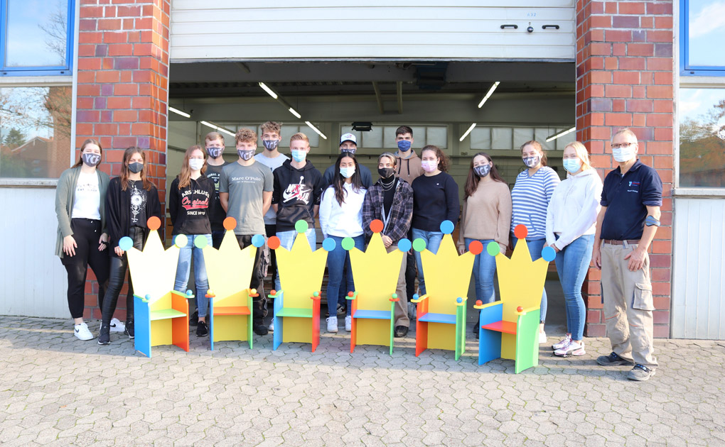 “Thron” für Kita-Geburtstagskinder  KH Steinfurt-Warendorf